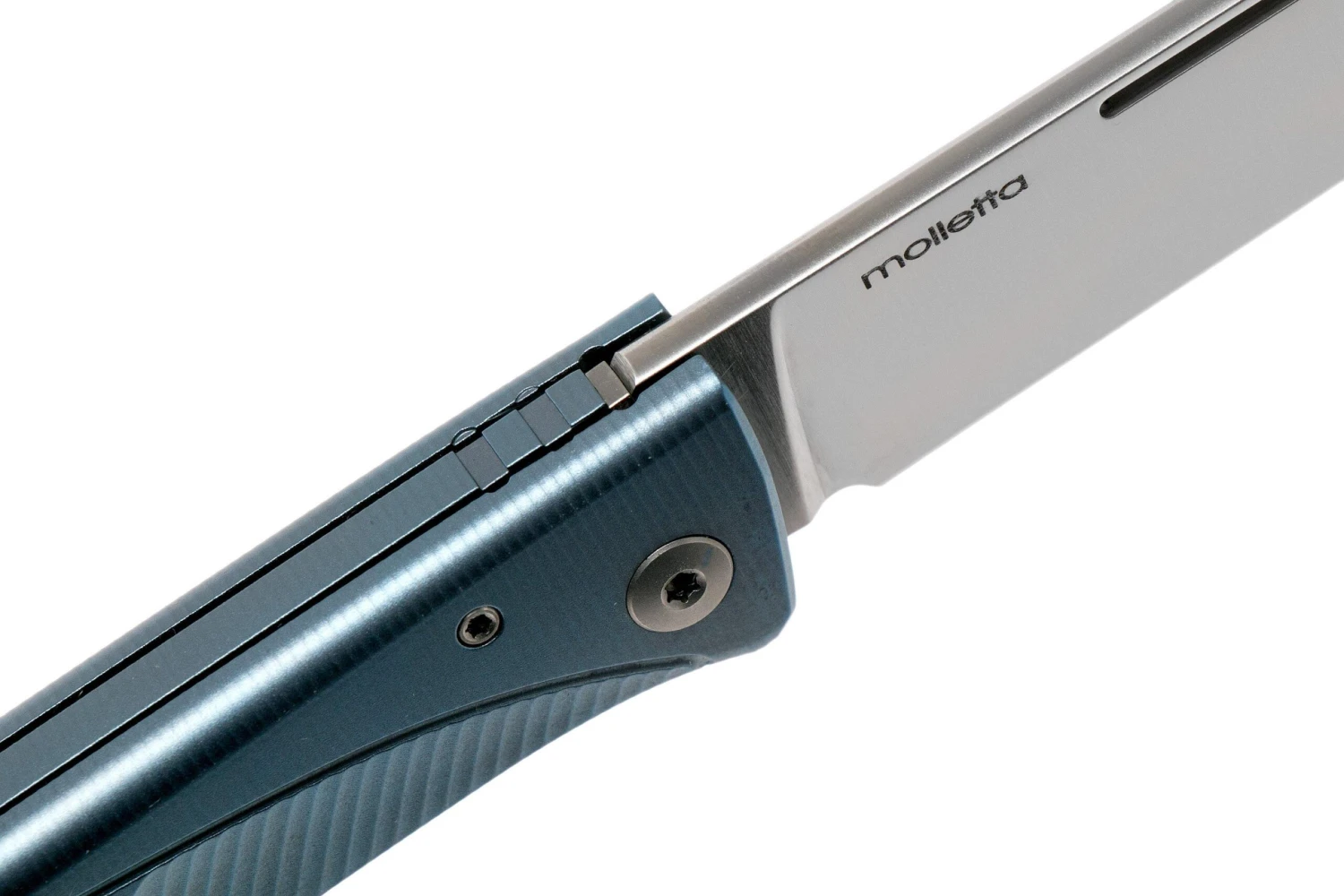 LionSteel Thrill Blue Titanium Integral Navaja Slipjoint - Imagen 7