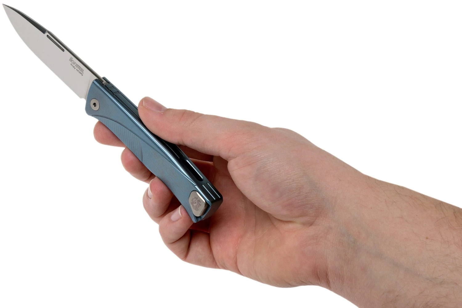 LionSteel Thrill Blue Titanium Integral Navaja Slipjoint - Imagen 9