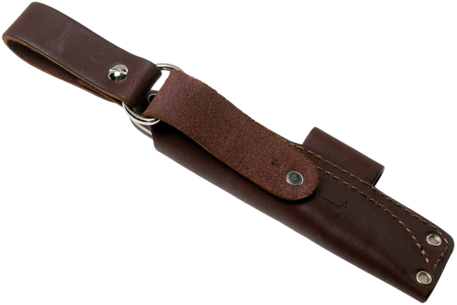 LT Wright Bushbaby HC, 1075, Matte Black Micarta, Leather Sheath, Cuchillo Bushcraft - Imagen 7