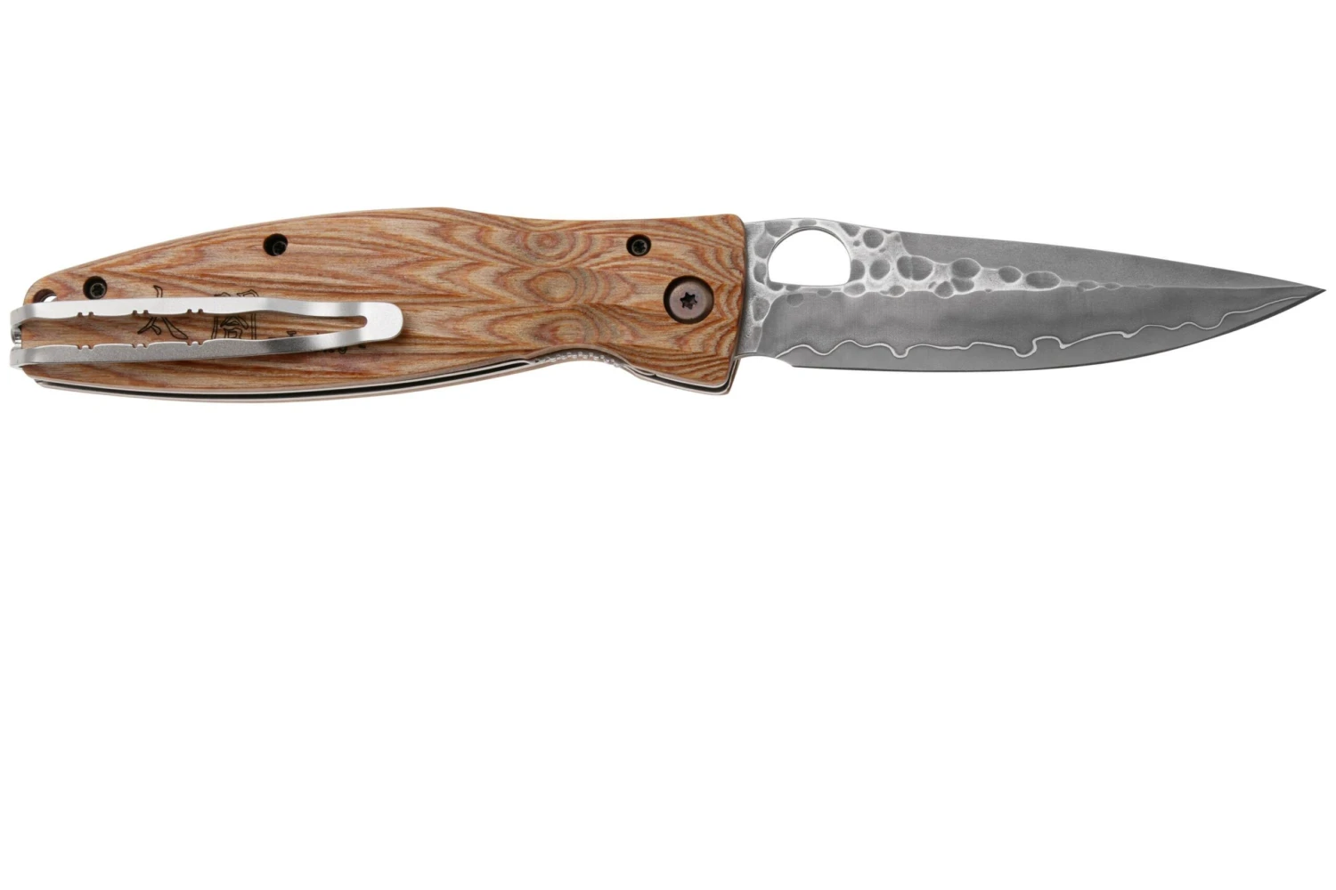 Mcusta MC-0182G Sengoku Toyotomi Hideyoshi SPG2, Yellow Pakkawood, Cuchillo De Caballero - Imagen 2