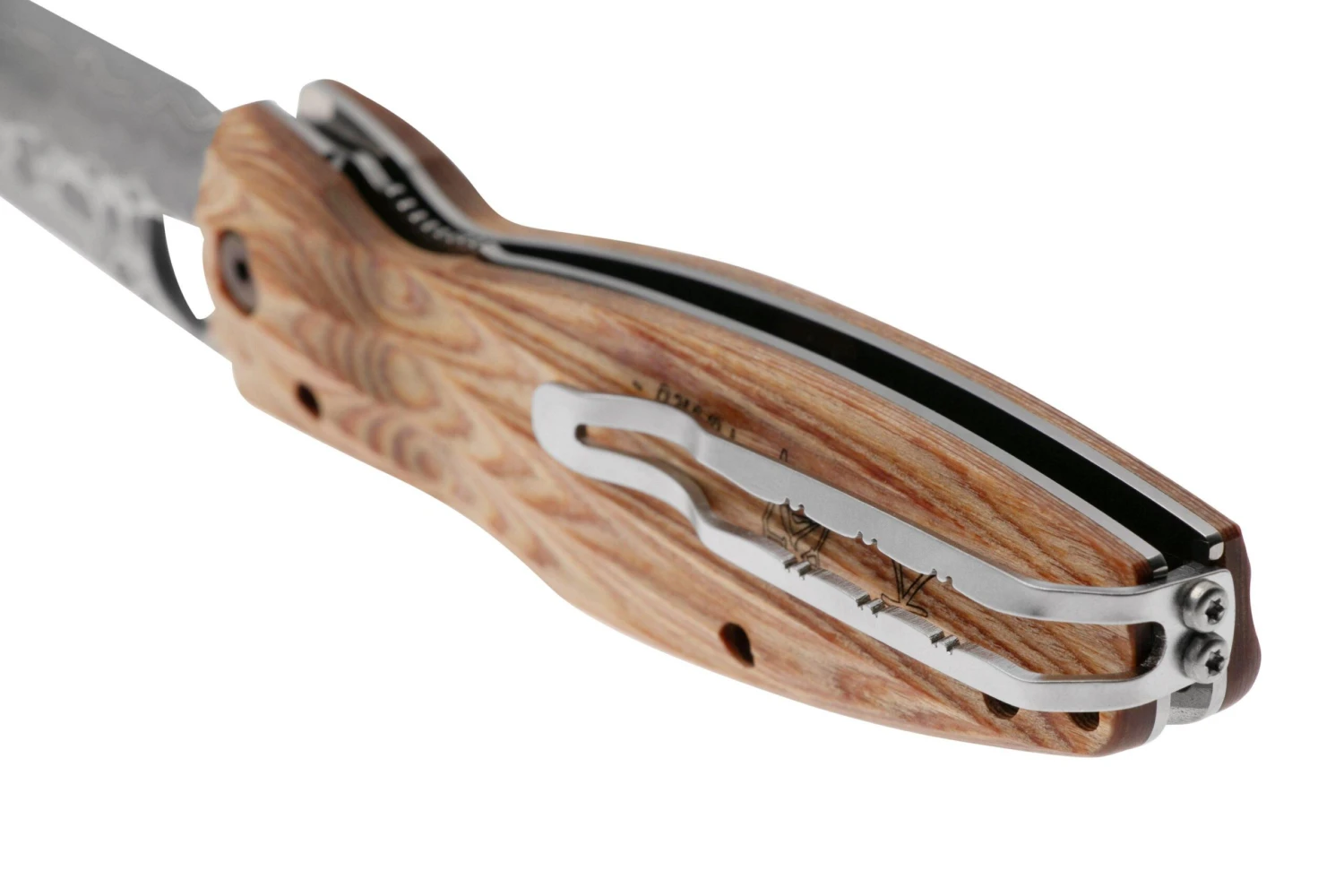 Mcusta MC-0182G Sengoku Toyotomi Hideyoshi SPG2, Yellow Pakkawood, Cuchillo De Caballero - Imagen 4