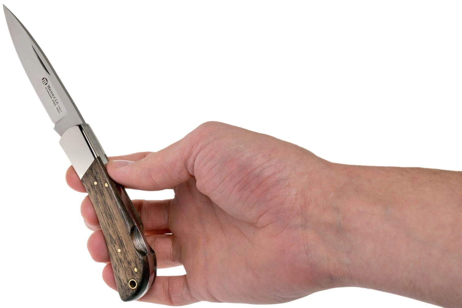 Maserin Caccia - Hunter, Walnut 126/1LG Cuchillo De Caza - Imagen 8