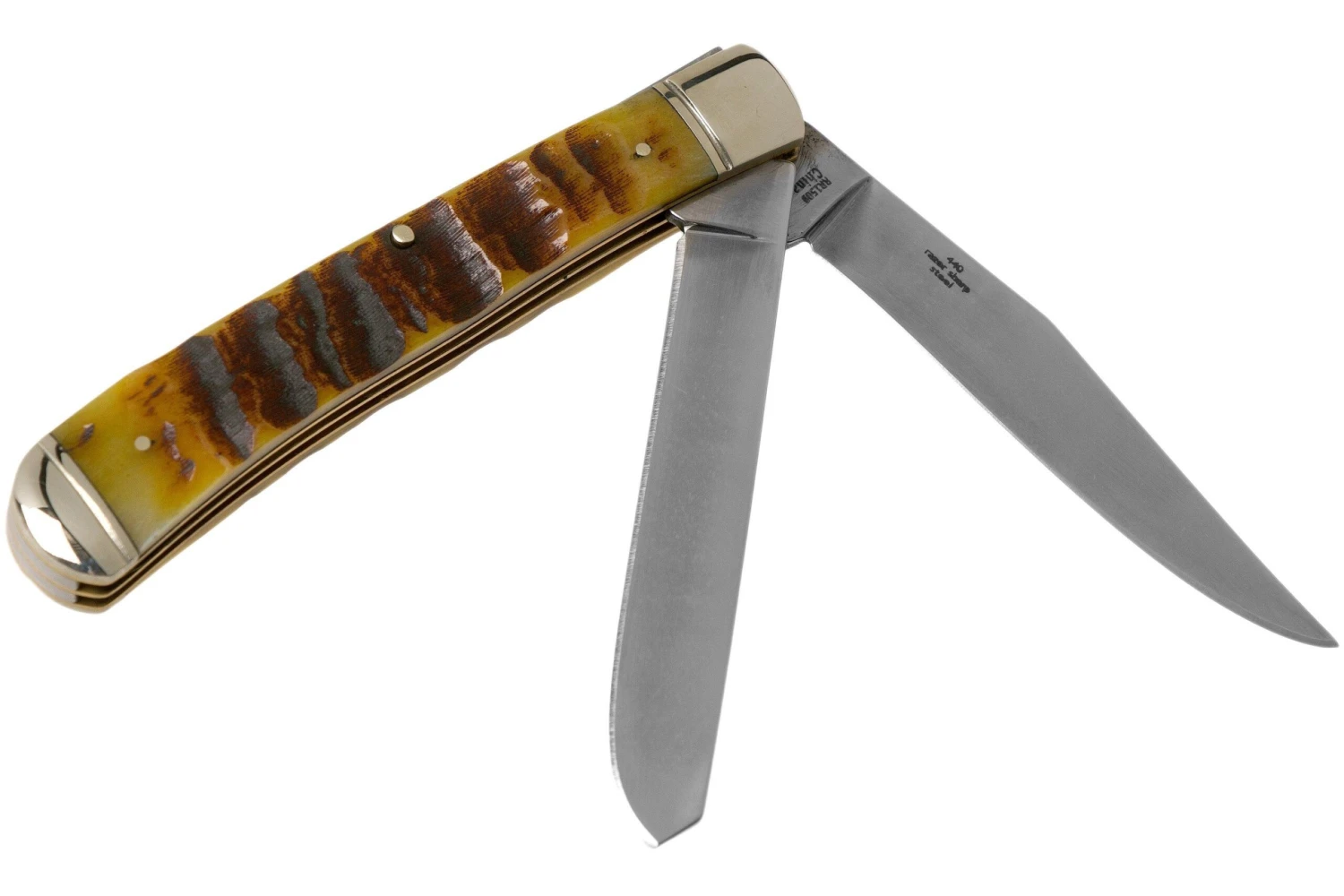 Rough Ryder Ram’s Horn Bone Trapper RR1509 Navaja - Imagen 2