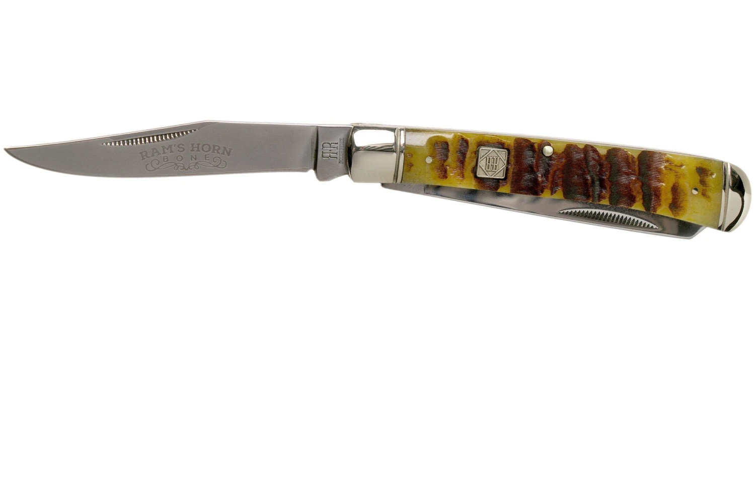 Rough Ryder Ram’s Horn Bone Trapper RR1509 Navaja - Imagen 3
