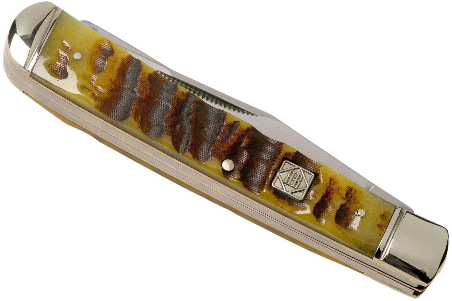 Rough Ryder Ram’s Horn Bone Trapper RR1509 Navaja - Imagen 4