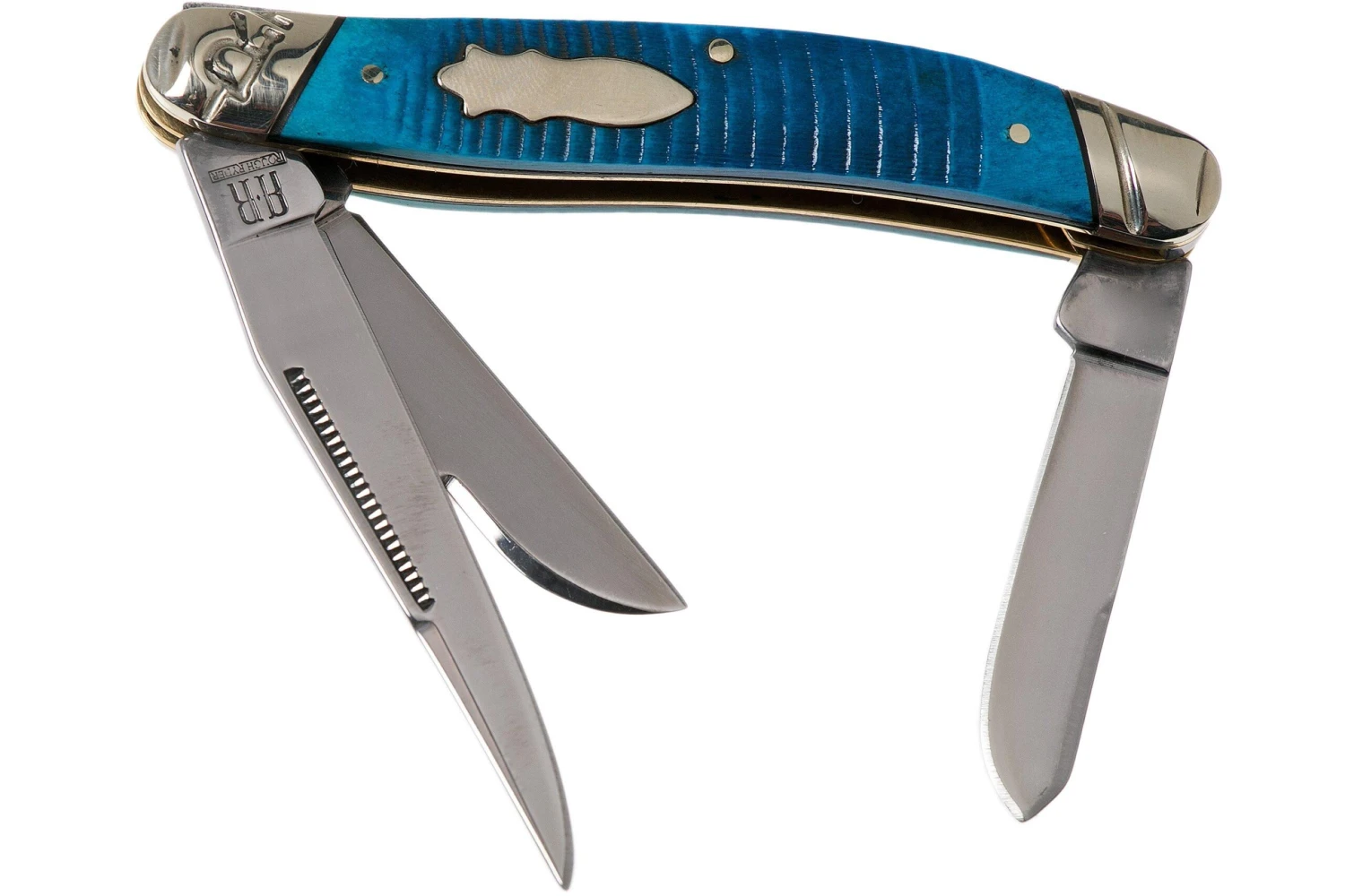 Rough Ryder Black & Blue Stockman RR2119 Navaja