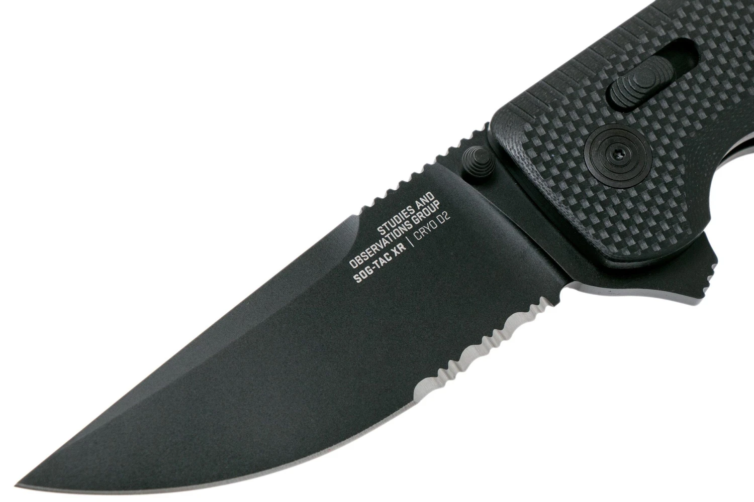 SOG SOG-TAC XR Blackout Serrated 12-38-03-57 Navaja - Imagen 3