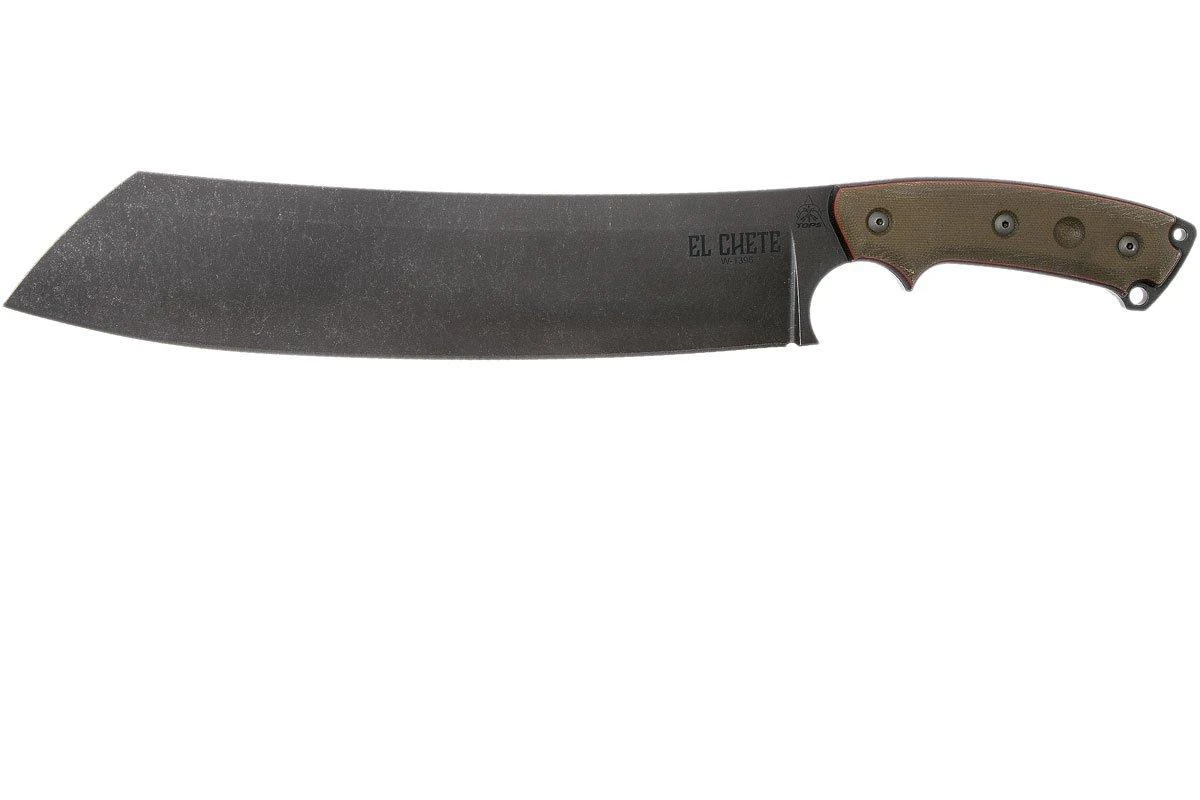 TOPS Knives TOPS EL Chete ELCH-01 Machete, Funda Con Clip De Acero