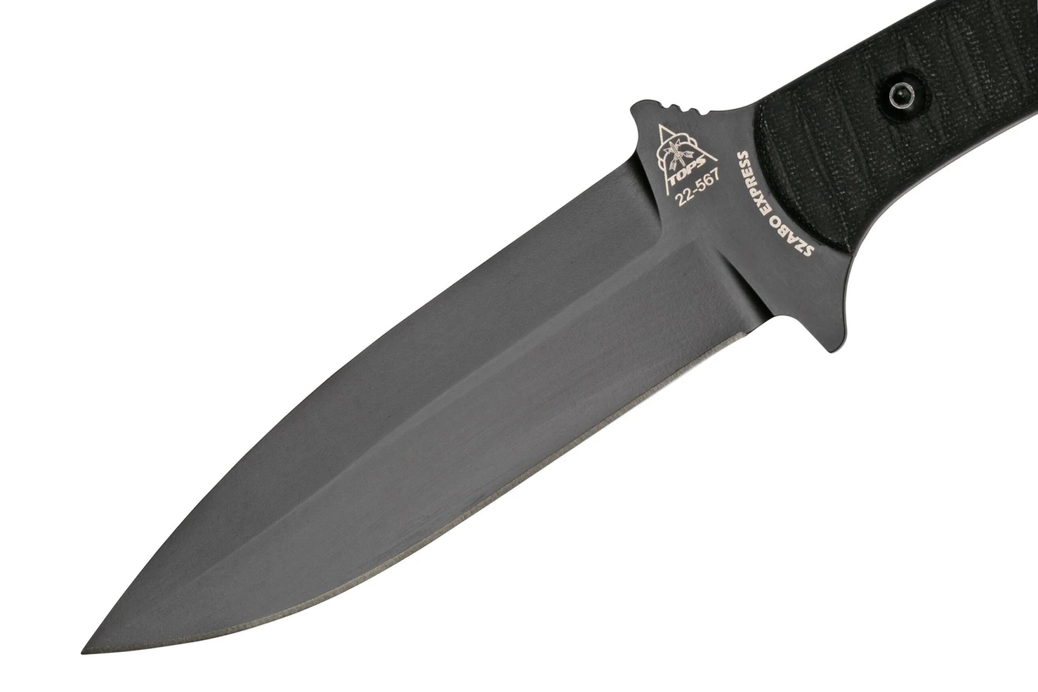 TOPS Knives Szabo Express, Single Edge, Micarta SZEX-01 Cuchillo De Exterior, Diseño Szabo - Imagen 3