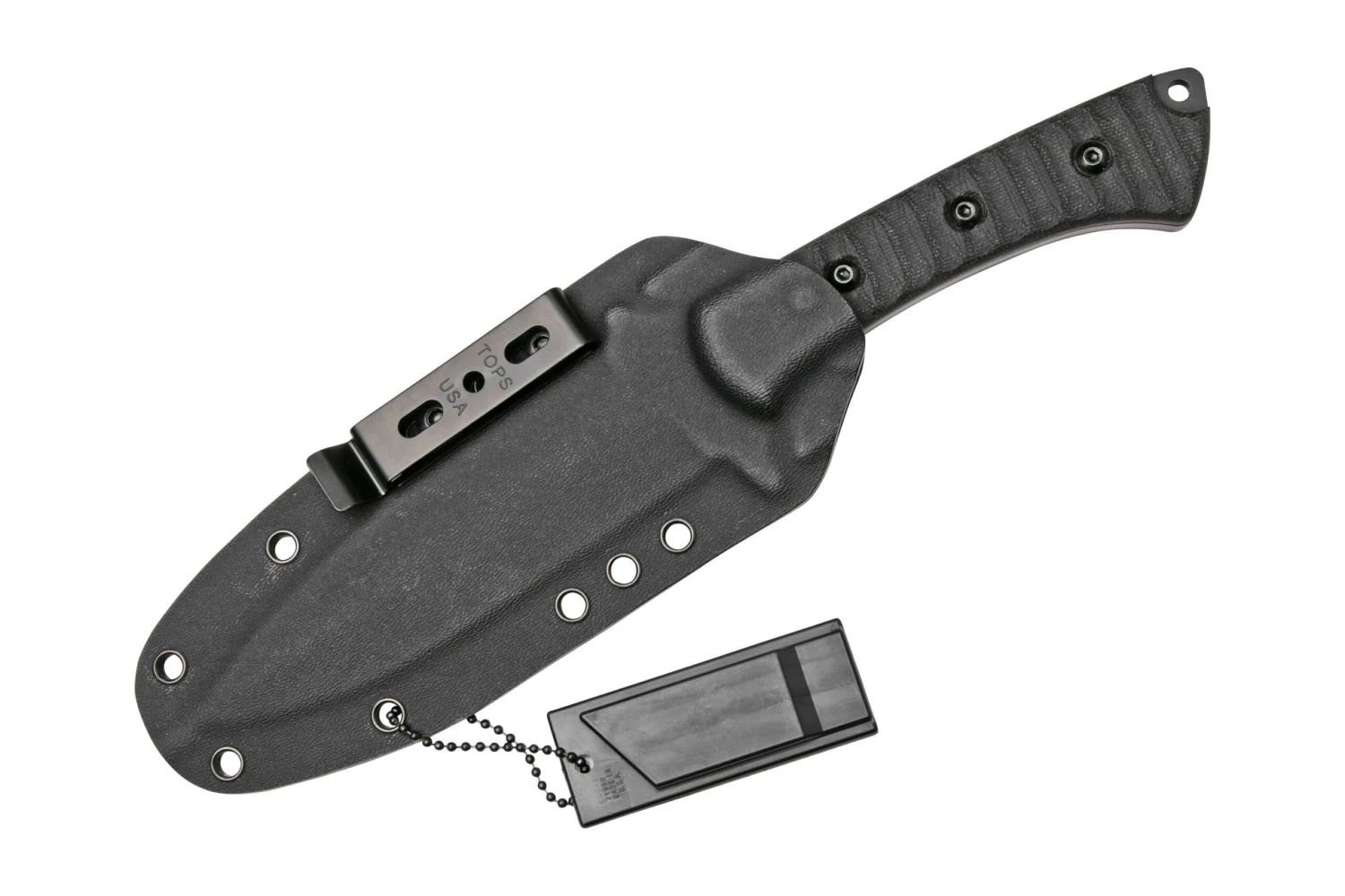 TOPS Knives Szabo Express, Single Edge, Micarta SZEX-01 Cuchillo De Exterior, Diseño Szabo - Imagen 8