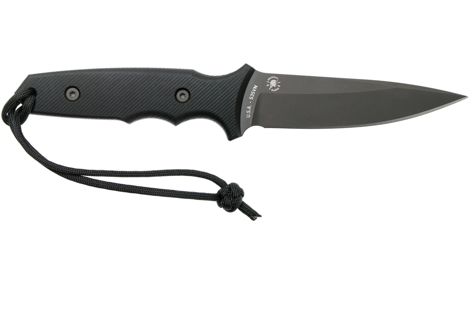 Spartan Blades Harsey TT Tactical Trout, Black, Cuchillo Fijo - Imagen 2