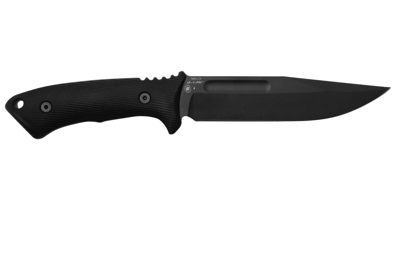 Spartan Blades Harsey Fighter SBSL006BK Black 1095 Cro-Van, Cuchillo Fijo - Imagen 2