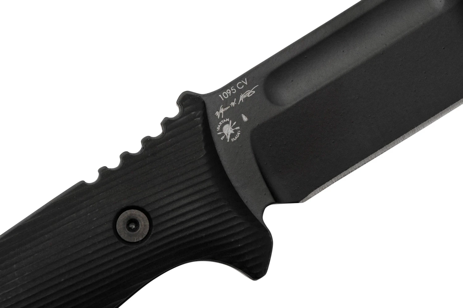 Spartan Blades Harsey Fighter SBSL006BK Black 1095 Cro-Van, Cuchillo Fijo - Imagen 5
