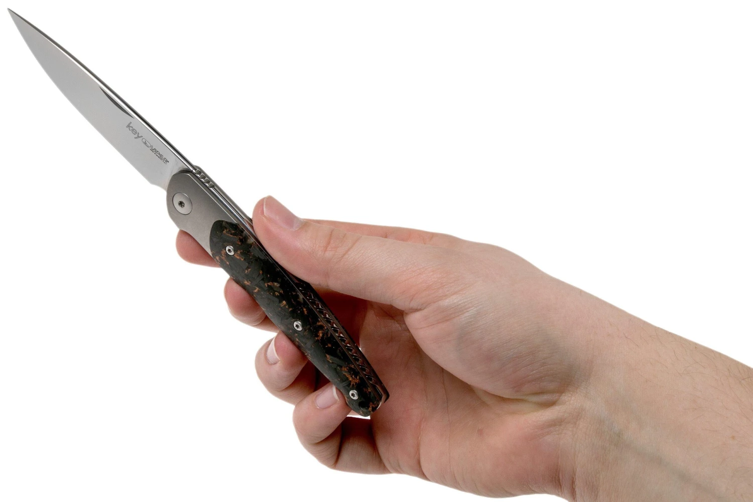 Viper Key V5978FCSC Bolster Copper Carbon Fibre Knivesandtools Exclusive Navaja - Imagen 9
