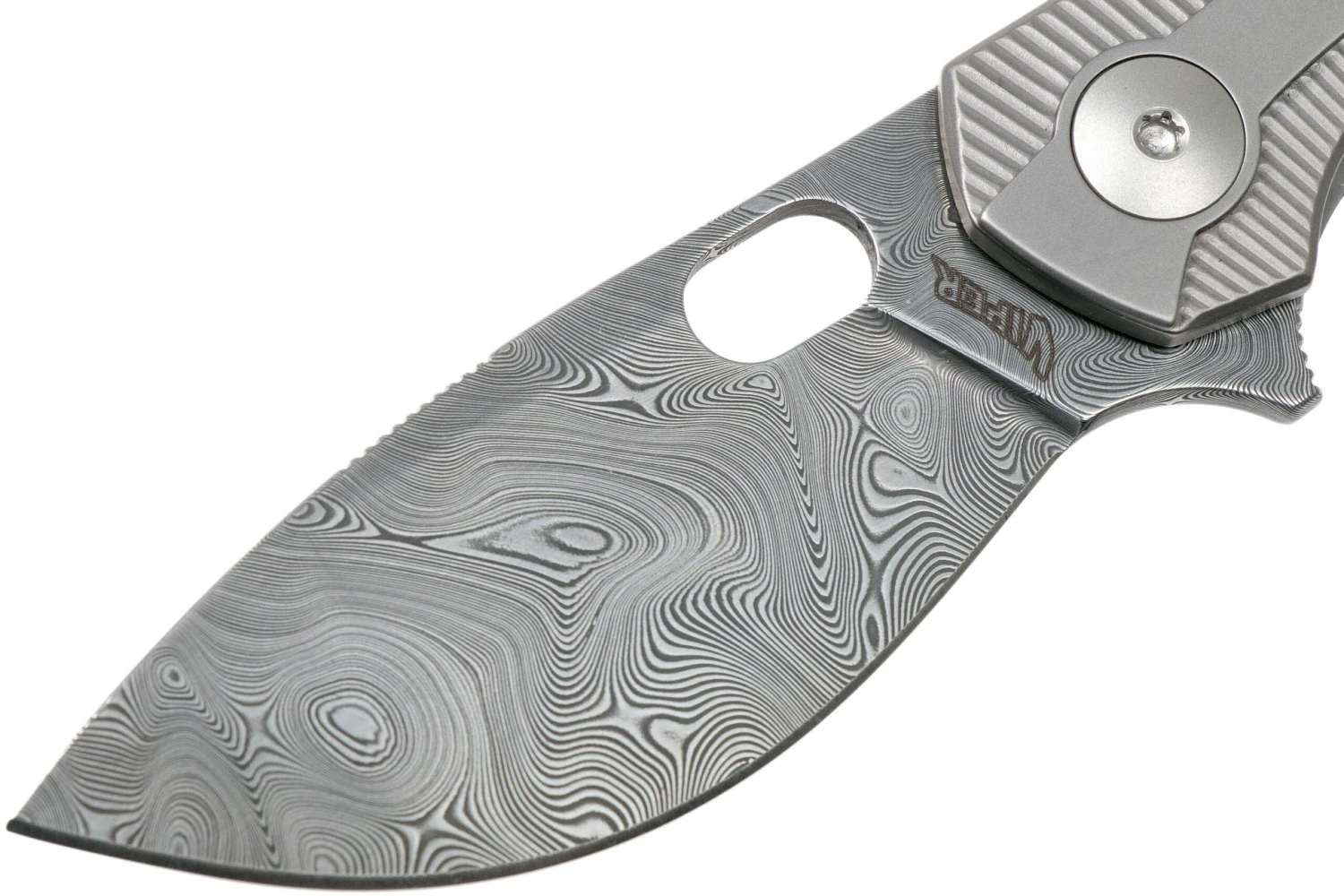 Viper Lille Damasco VA5964TiTi Navaja De Caballero Con Caja De Regalo De Madera - Imagen 3