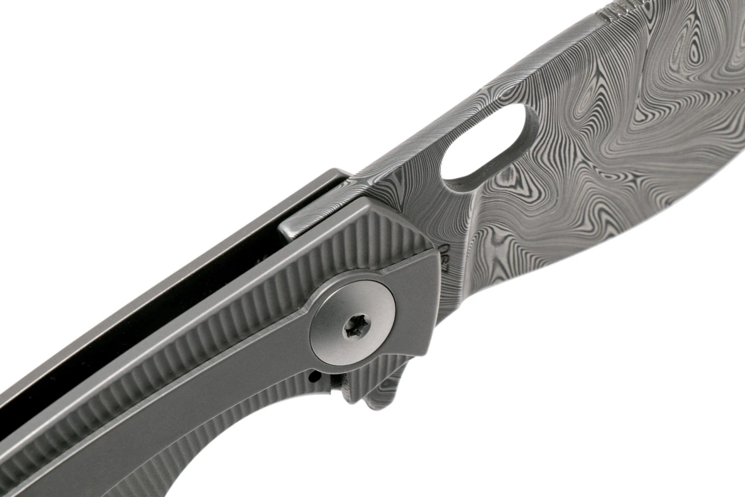 Viper Lille Damasco VA5964TiTi Navaja De Caballero Con Caja De Regalo De Madera - Imagen 6